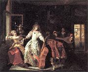 Pieter de Hooch, A Musical Conversation